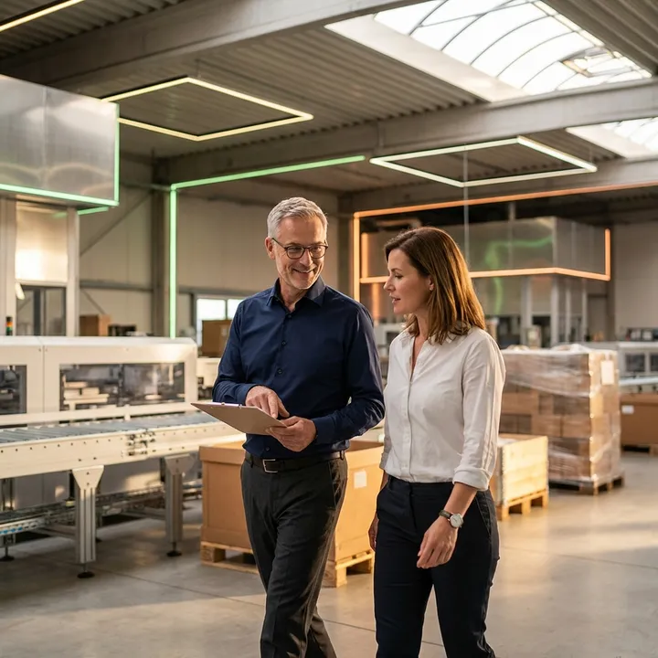 Roberto e Camila alinhados na expedição — grande venda aprovada sem estressar o balanço